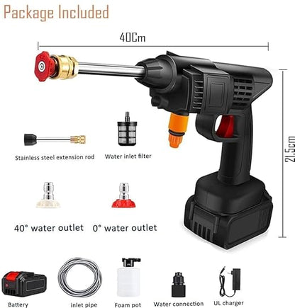48V Cordless High Pressure Washer Gun