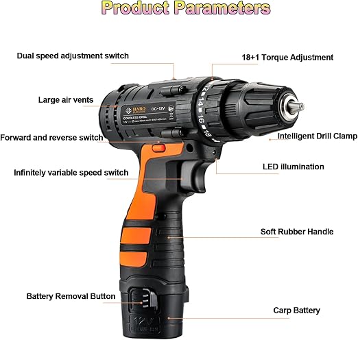 Cordless Drill Machine with 112 pieces