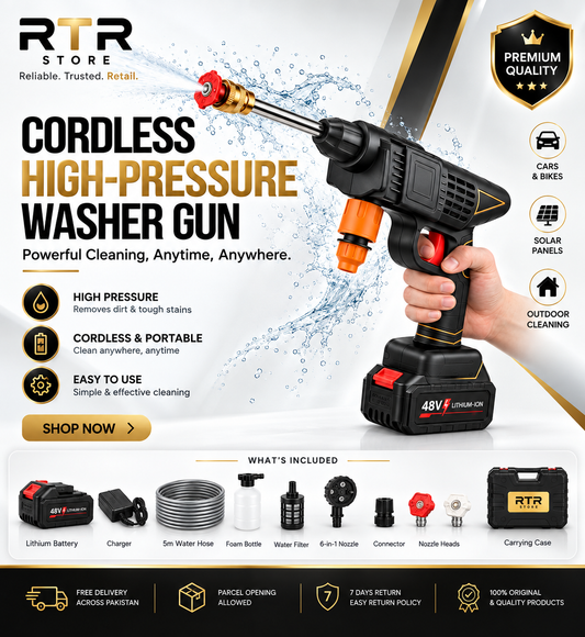 Cordless High Pressure Washer Gun
