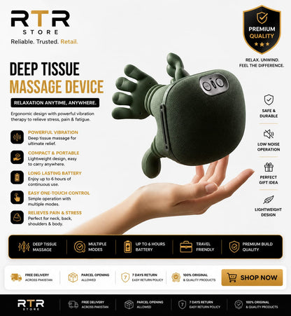 Rechargeable Deep Tissue Back & Shoulder Massager